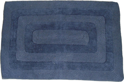 

Ritika Carpets Cotton Door Mat(Blue, Large)