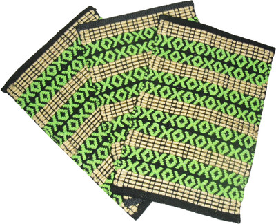 

Ritika Carpets Polyester Door Mat(Green, Medium)