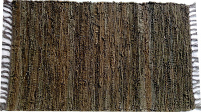 

Poonam Arts Leather Door Mat(Multicolor