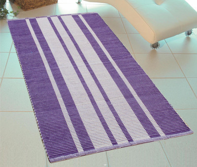 

Saral Home Cotton Door Mat(Purple