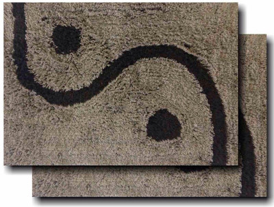 

Decor World Cotton Door Mat(Grey