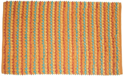 24% OFF on House This Cotton Door Mat(Orange, Medium)
