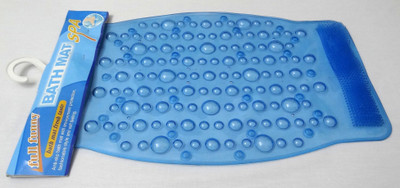 

Decorika PVC Bath Mat ANTI SLIP MAT(Blue
