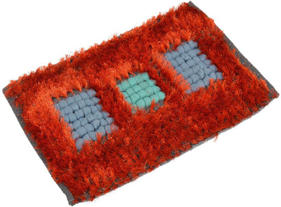 

Nirmal Silk Door Mat(Orange, Blue, Grey, Blue;grey;orange