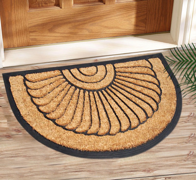 

Saral Home Coir Door Mat Panama Outdoor Heavy duty Coir Mat 40X60 Cm -1Pc(Beige, Small)