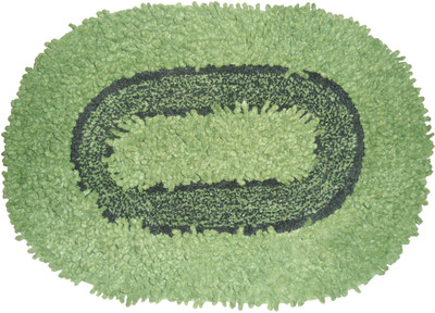 

Ritika Carpets Cotton Bathroom Mat(Green, Medium)