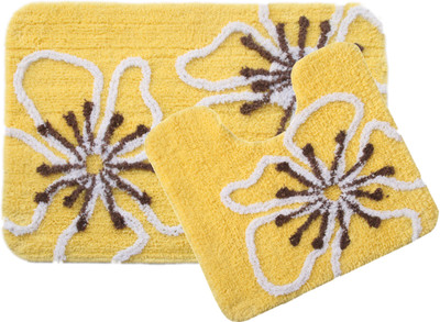 

Saral Home Cotton Bathroom Mat(Yellow, Medium)