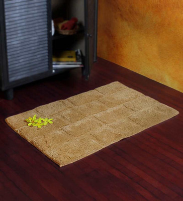 

Homefurry Cotton Bath Mat Bath Mat(Beige