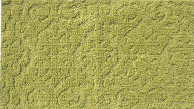 

Riva Carpets Microfiber Bath Mat Damask(Light Green