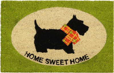 

Saral Home Coir Door Mat(Green