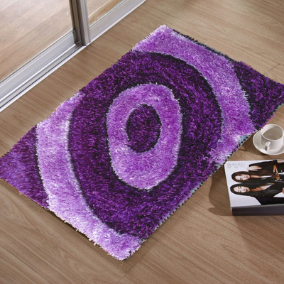 PRESTO Polyester Door Mat(Purple, Medium)