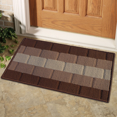 Status Nylon Door Mat(Brown