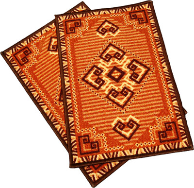 

Ritika Carpets Nylon Door Mat(Multicolor, Medium)