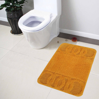 

Lushomes Cotton Bath Mat Cotton Regular(Brown