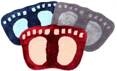 

Veena Fabs Natural Rubber Bath Mat USEFULL OBJECT(Multicolor