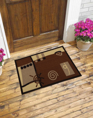 

Carpet House Vishali Nylon Door Mat(Brown, Medium)