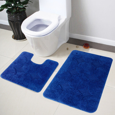 

Lushomes Cotton Bath Mat Cotton (Dark Blue