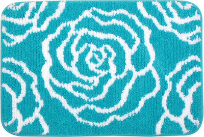 

Saral Home Polyester Bathroom Mat(Turquoise