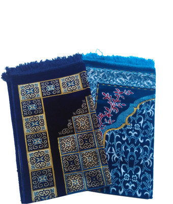 Fiable Polyester Prayer Mat(Multicolor, Large)