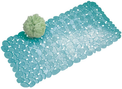 

Interdesign PVC Bath Mat Pebblz Bath Mat(Blue