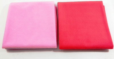 Vadmans Rubber, Cotton Baby Sleeping Mat(Pink, Salmon Rose, Medium)