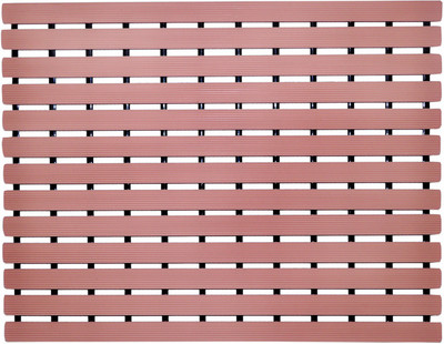 

Naxan Plastic Bathroom Mat(Peach, Medium)