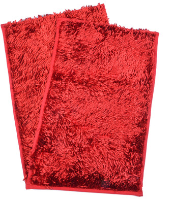 

Stop N Shop Velvet Door Mat(Multicolor