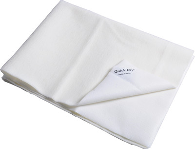 

Quick Dry Microfiber Baby Bed Protecting Mat Mat Bed Protector - Double Bed(Ivory, Extra Large)
