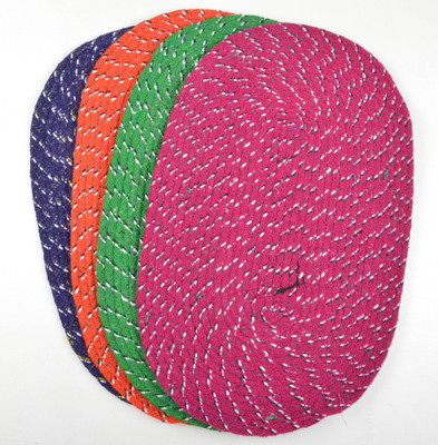 

Stop N Shop Cotton Door Mat(Multicolor