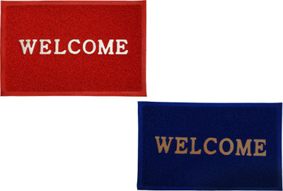 77% OFF on El Sandalo PVC Door Mat PVC Doormat(Red, Blue, Medium) 77% OFF on El Sandalo PVC Door Mat PVC Doormat(Red, Blue, Medium)