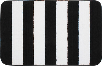 

Saral Home Polyester Bathroom Mat(Black