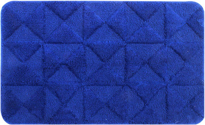 

Saral Home Cotton Bathroom Mat(Blue, Medium)