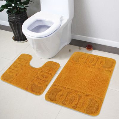 

Lushomes Cotton Bath Mat Cotton Regular(Brown
