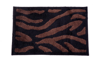 

Riva Carpets Polyester Bath Mat Self Design(Black
