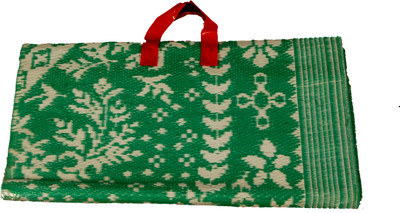 

Ritika Carpets Plastic Chatai Mat(Green, Medium)