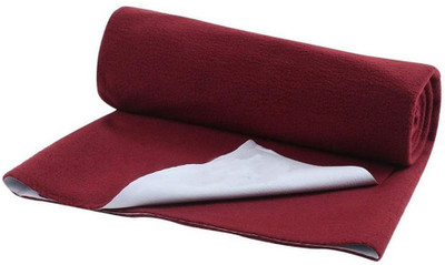 

Cozy Dry Cotton Baby Bed Protecting Mat Mat Water Proof Sheet Maroon(Maroon, Small)