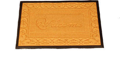 

Ritika Carpets PVC Door Mat(Yellow, Medium)