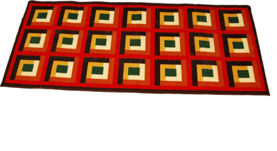 

Ritika Carpets Polyester Door Mat(Multicolor, Large)