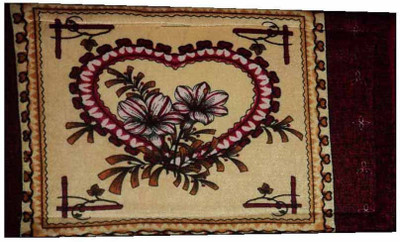 

Amita Home Furnishing Polyester Door Mat(Red, Medium)