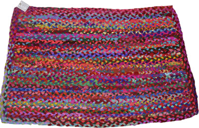 

Poonam Arts Cotton Door Mat(Multicolor