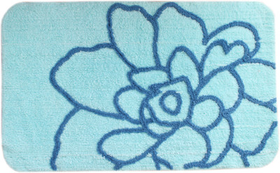 

Saral Home Cotton Bathroom Mat(Turquoise, Medium)