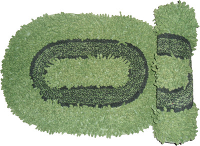 

Ritika Carpets Cotton Bathroom Mat(Green, Medium)