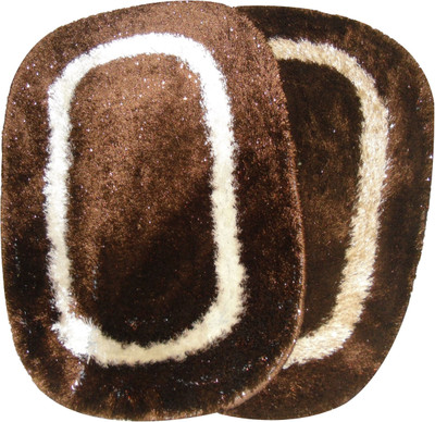 

Ritika Carpets Polyester Door Mat(Brown