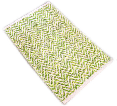 

Stonkraft Cotton Door Mat Cotton Door Mat Rug(Green, White, Medium)