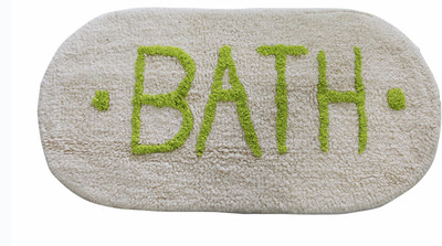 

Tezerac Cotton Bath Mat TEZ-0070(White