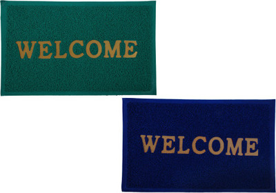 

El Sandalo PVC Door Mat(Green, Blue, Blue;green