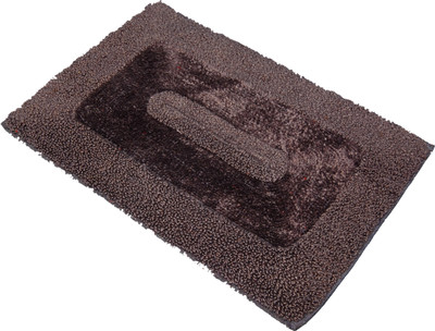 

Ritika Carpets Jute Bathroom Mat(Gray, Medium)