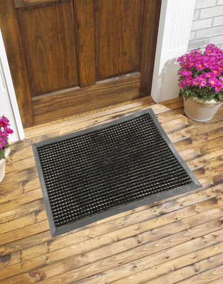 

Carpet House Vishali PVC Door Mat(Grey, Medium)