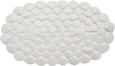 

Arow PVC Bath Mat SHELL BATHMAT-04(White