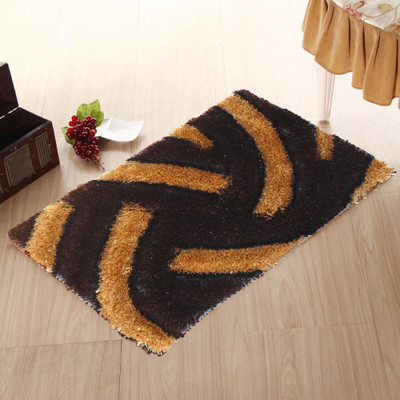 Presto Polyester Door Mat(Brown